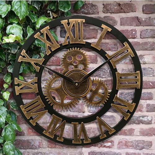 Frendorf | Industrielle Wanduhr | Vintage Mechanisches Design