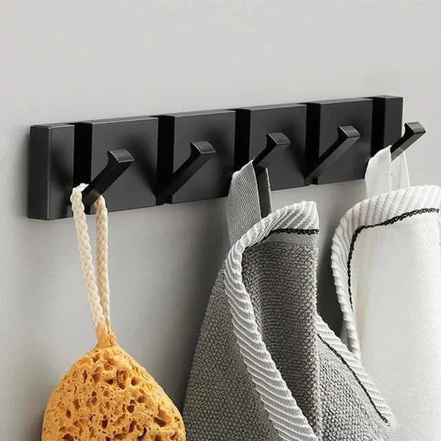 Eleganter RVS Wandhaken – Zusammenklappbarer, Platzsparender Haken für Badezimmer und Wohnräume