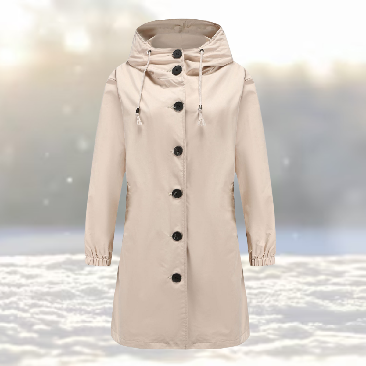 Wasserbeständiger Trenchcoat für Damen – Stilvolle Regenjacke für Jedes Wetter