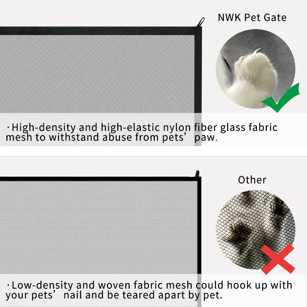 VeiligHek Faltbares Sicherheitsgitter | Flexibles und sicheres Gitter für drinnen und draußen