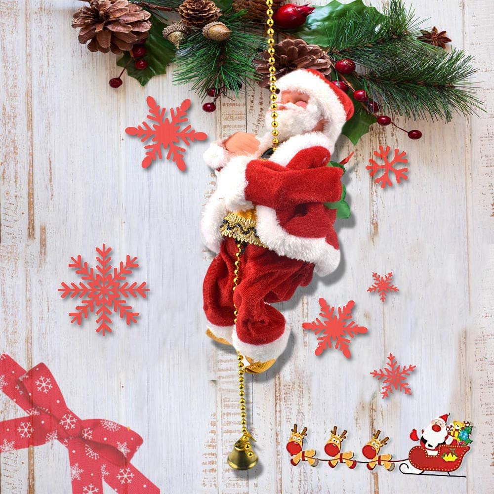 SantaClimb | Santas Musikalische Kletterfestdekoration Interaktives Spielzeug