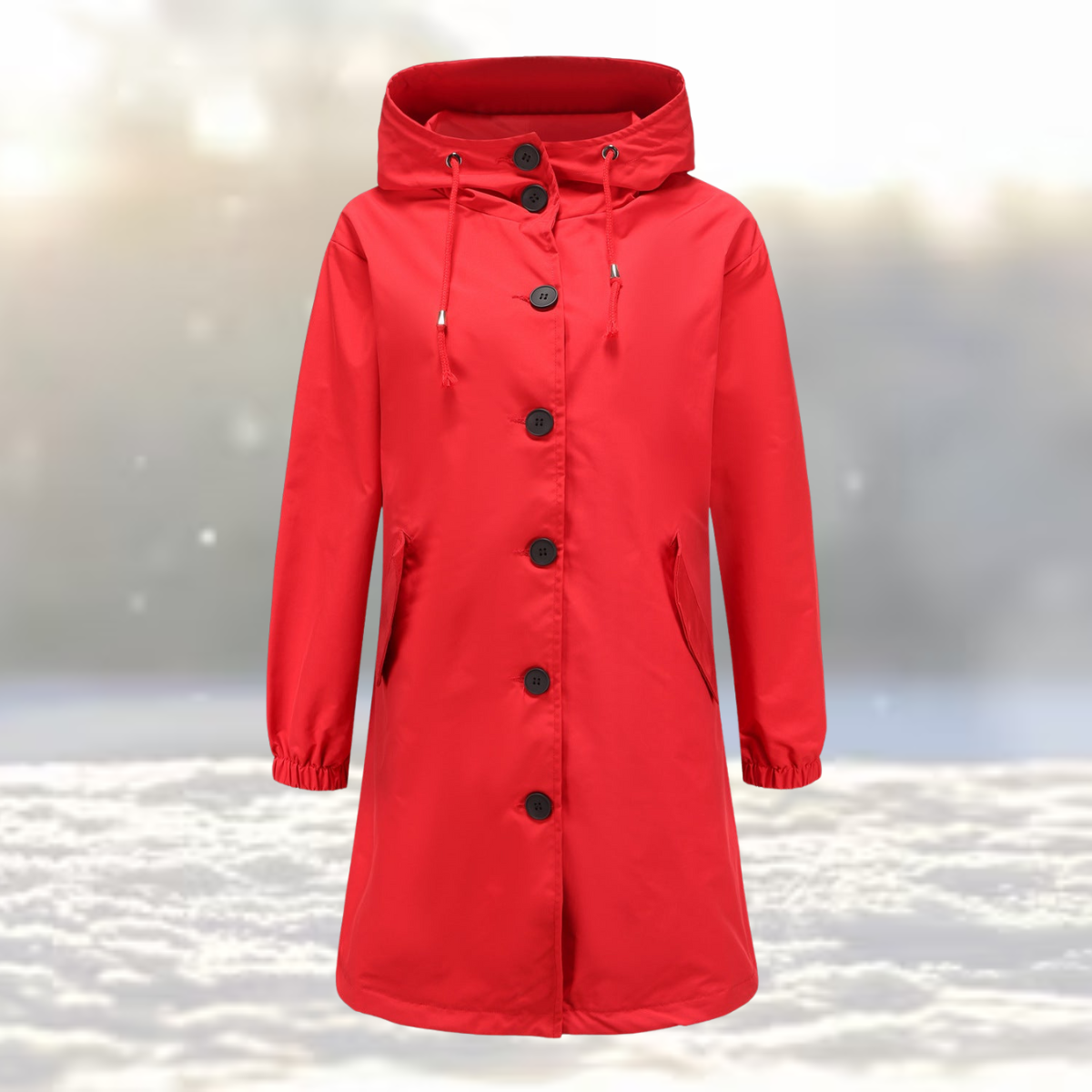 Wasserbeständiger Trenchcoat für Damen – Stilvolle Regenjacke für Jedes Wetter