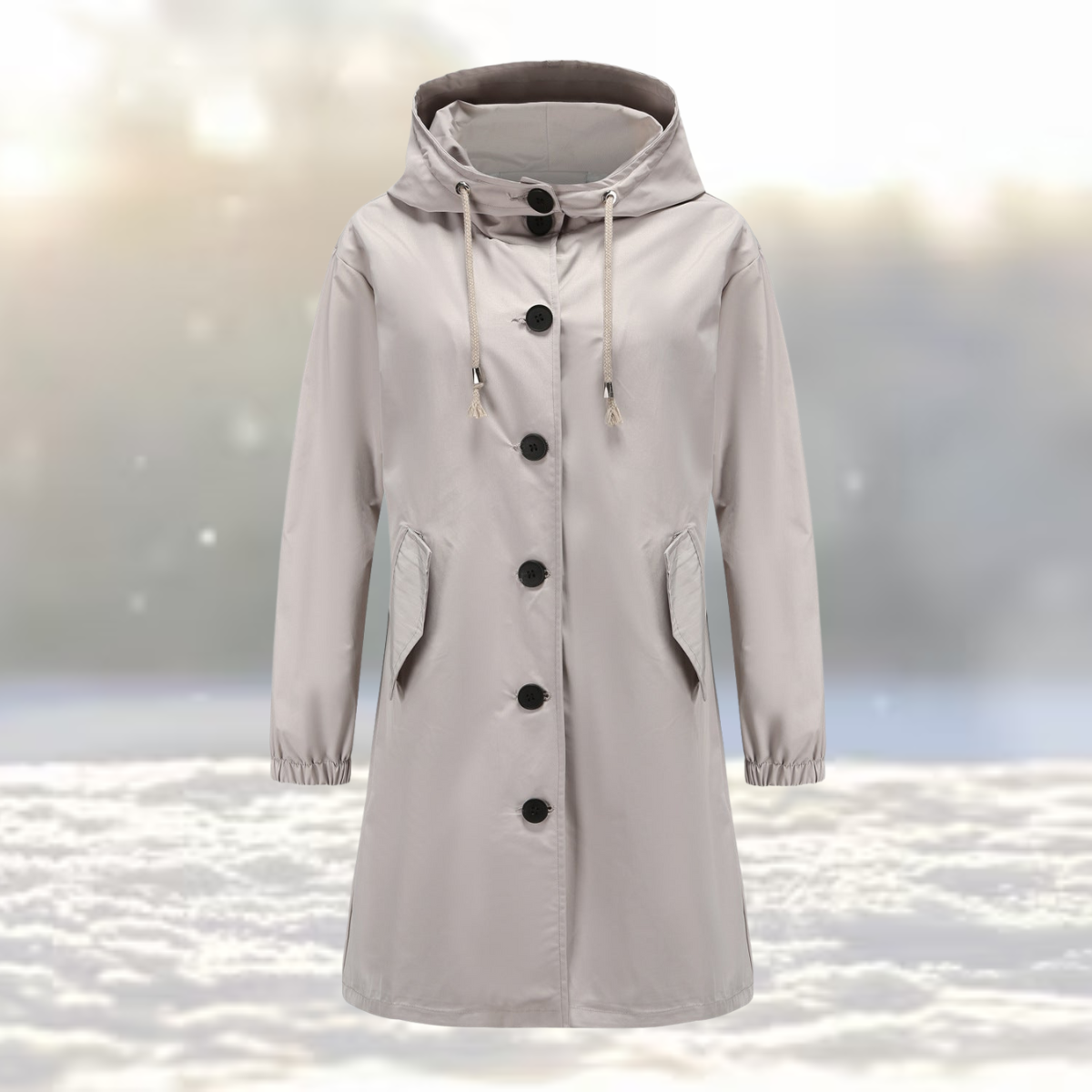 Wasserbeständiger Trenchcoat für Damen – Stilvolle Regenjacke für Jedes Wetter
