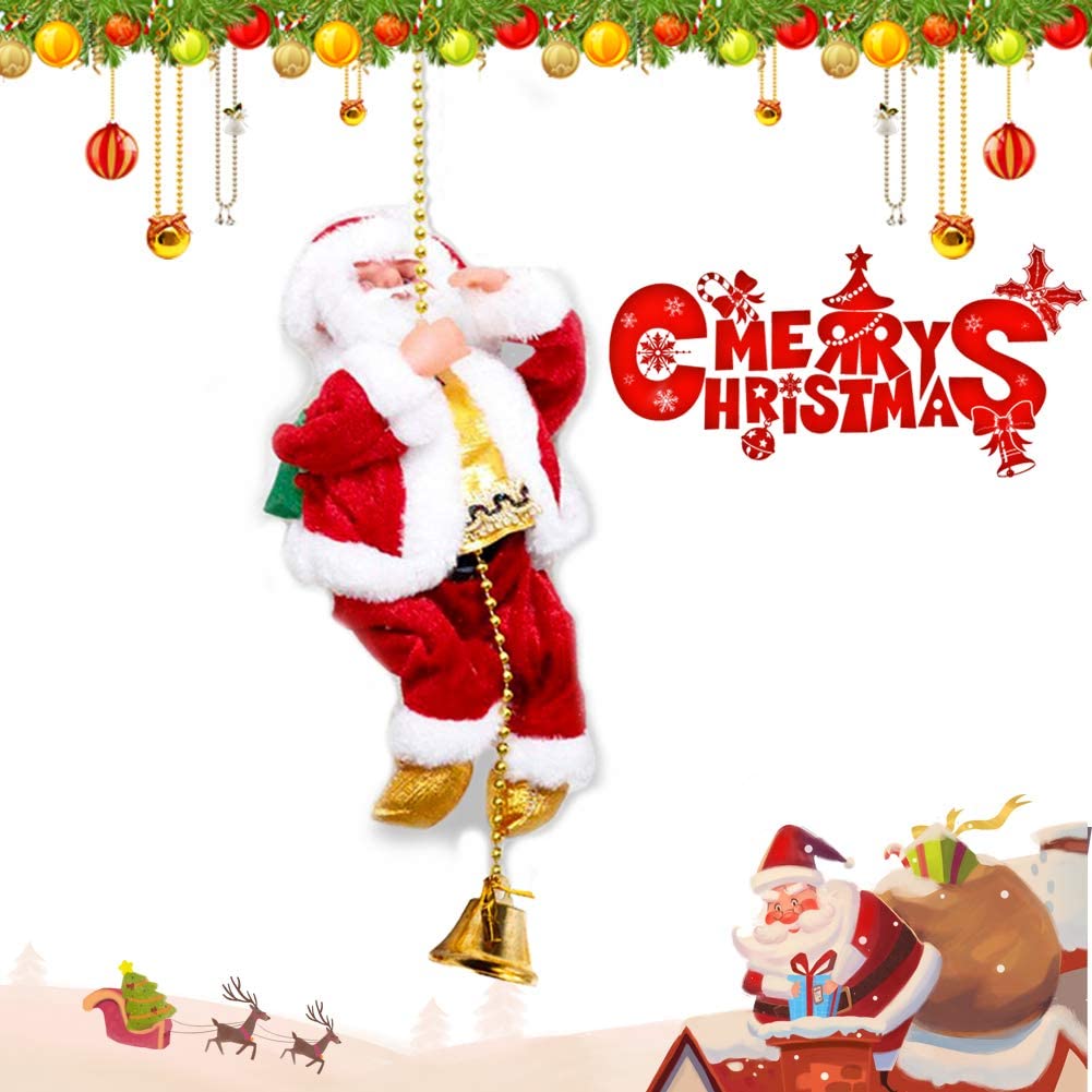 SantaClimb | Santas Musikalische Kletterfestdekoration Interaktives Spielzeug
