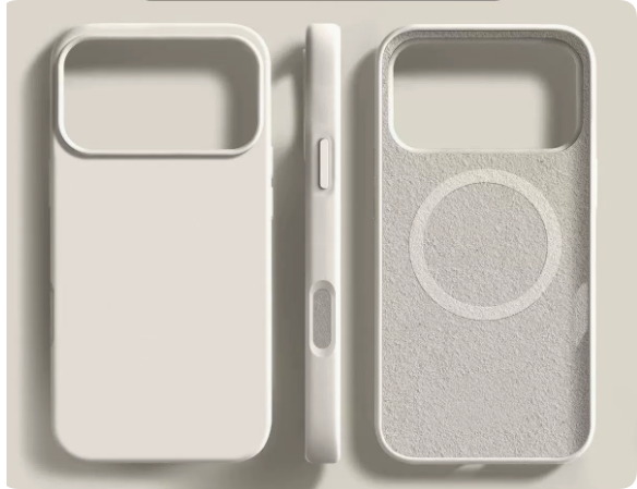MagSafe-kompatible Silikonhülle mit weicher Oberfläche für iPhone