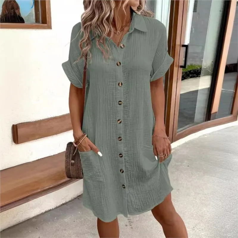 Carlijn™ Sommerkleid mit Kragen
