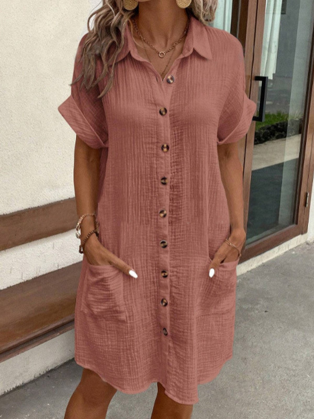 Carlijn™ Sommerkleid mit Kragen