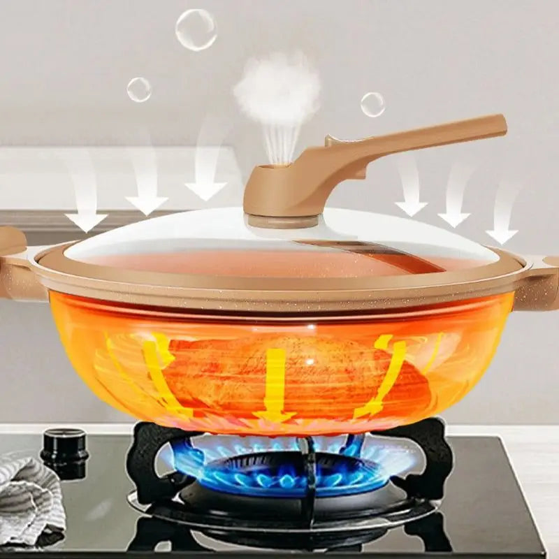 CleverChef Smart Wok | Vielseitige Kochwok für mühelose Mahlzeiten