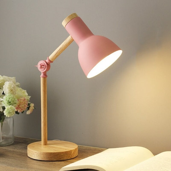 Frendorf | LED Schreibtischlampe | Nordisches Holz Design