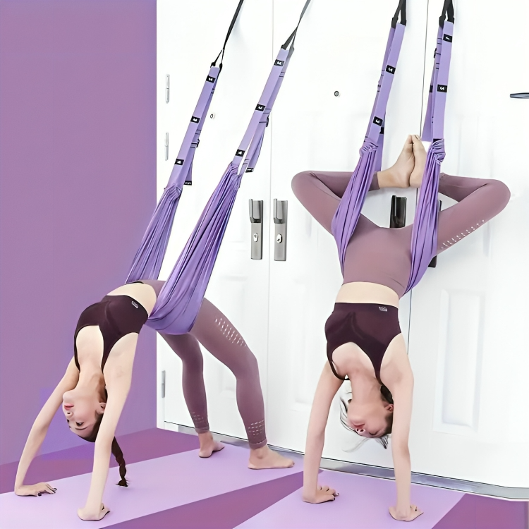 LuxAura AeroStretch Aerial Yoga-Seil | Hochwertiges, flexibles Seil für schwebendes Yoga mit optimaler Unterstützung und Komfort