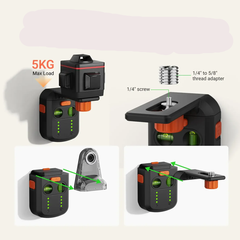 LevelPro | Fortschrittliches Laser-Wasserwaagen-Set