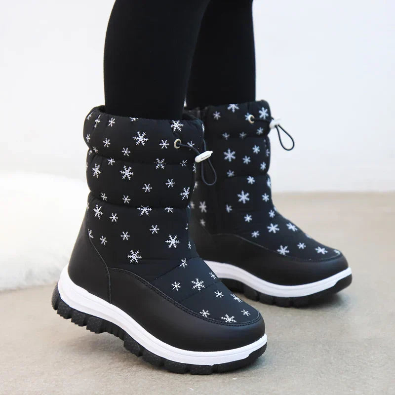 Wasserdichte warme Schneestiefel für Mädchen und Frauen