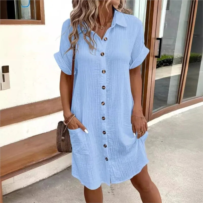 Carlijn™ Sommerkleid mit Kragen