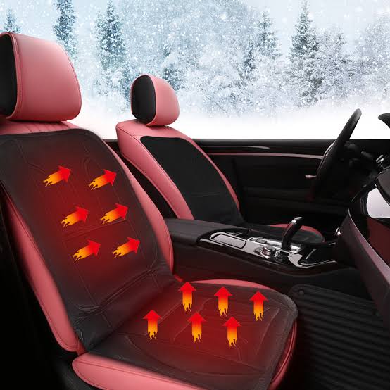 HeatRide Beheiztes Autositzkissen – 12V Memory Foam Sitz- und Rückenwärmer