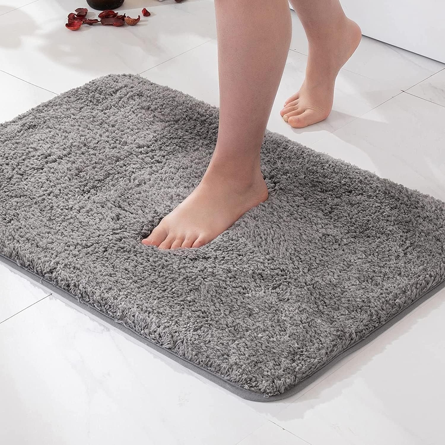 Rutschfeste Badematte Schnell Trocknend Mikrofaser 50 x 80 cm Luxus Komfort Sicherheit