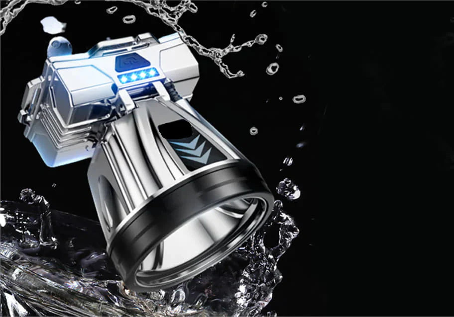 LuxeBeam LED Stirnlampe | Beleuchte deinen Weg mit einer ultrahellen und langlebigen Lichtquelle für nächtliche Abenteuer.