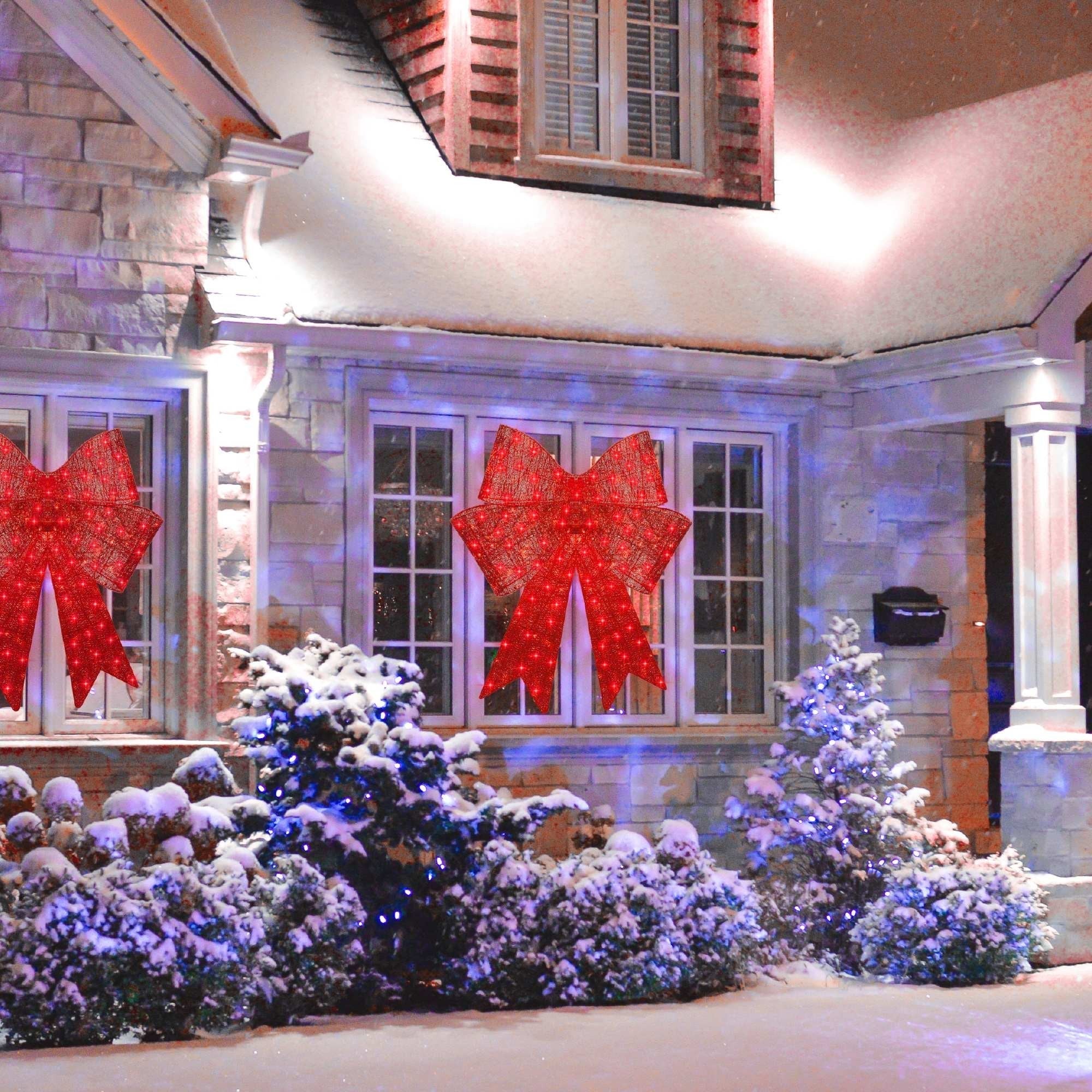 LichtLuxe LED Weihnachtsbogen – Beleuchteter Bogen mit 8 Modi und Timer für Innen und Außen