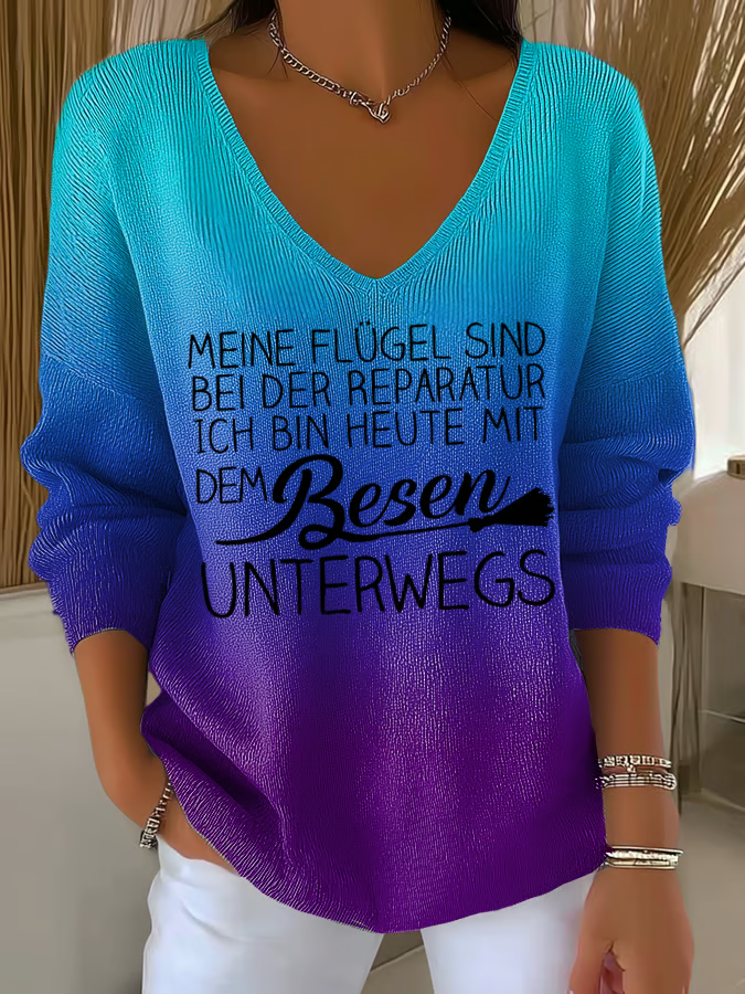 Thea | Damen-Shirt, entspannt & stilvoll mit V-Ausschnitt