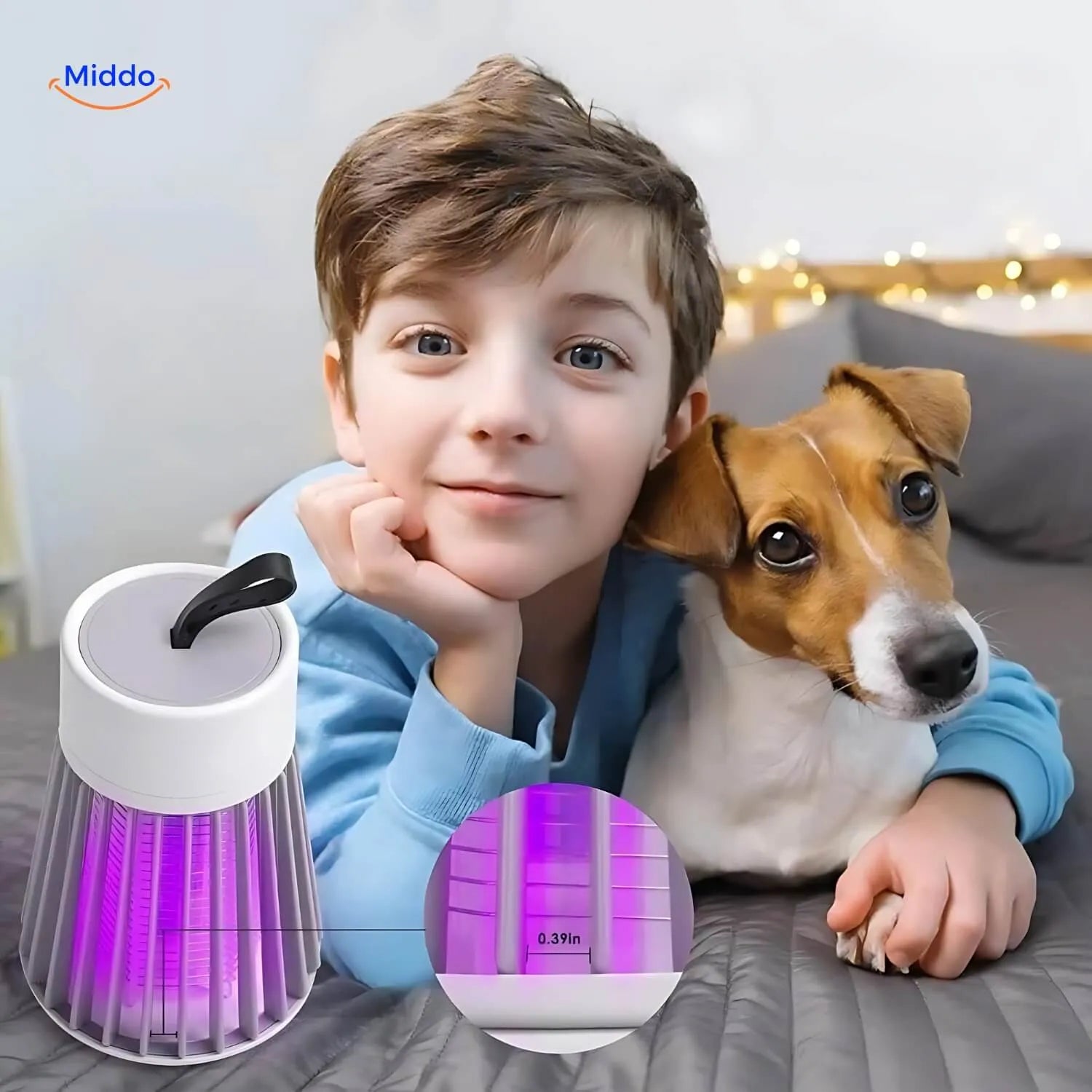 MückenSchutz Pro USB Lampe | Effektive Insektenbekämpfung für drinnen und draußen