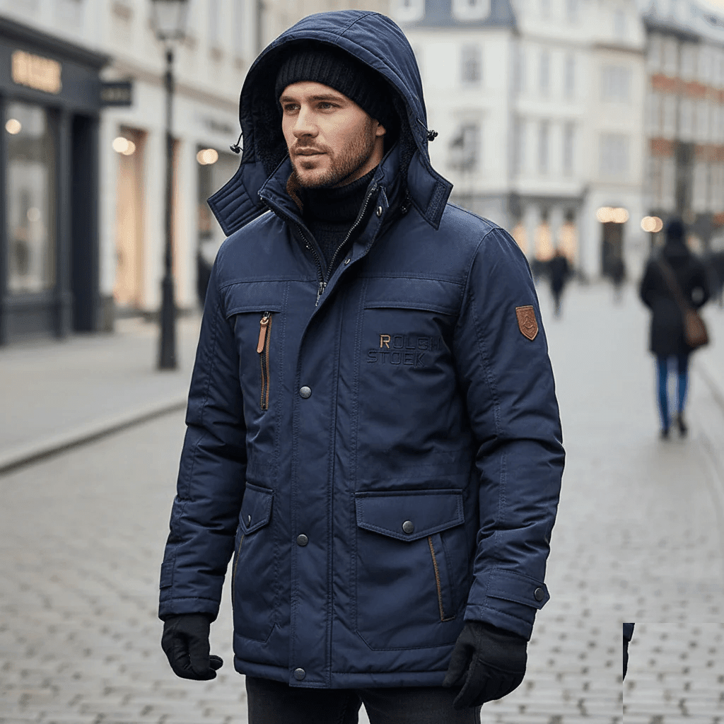 GletscherBekleidung – Wärmender Parka Mit Winddichter Fleece-Fütterung