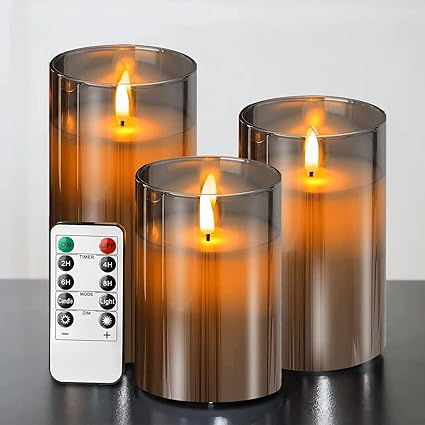LuxeLumen LED Kerzen-Set | Elegante LED-Kerzen mit Fernbedienung für eine stimmungsvolle Atmosphäre