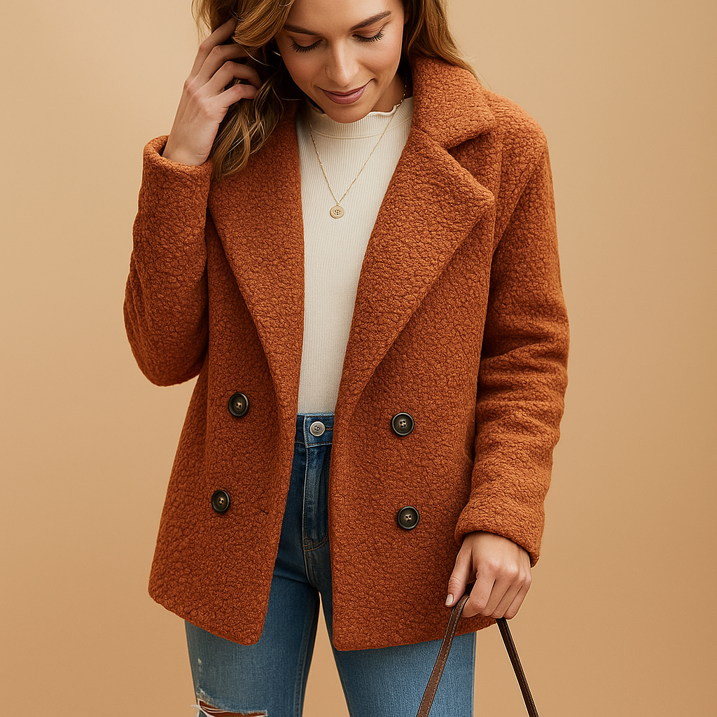 Liora Kurze Winterjacke für Damen – Tailliert und Elegant
