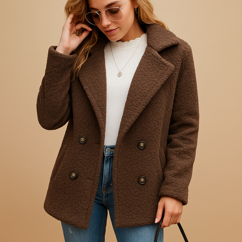 Liora Kurze Winterjacke für Damen – Tailliert und Elegant
