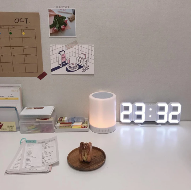 Intelligenter 3D-Digitalwecker