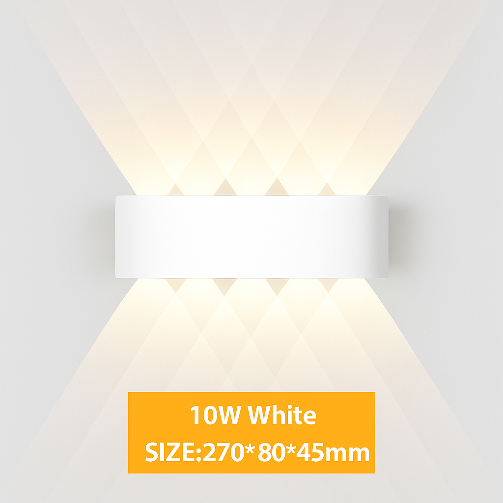 Wandlampe LED Außen wasserdicht IP65 Innenwandleuchte 4W 6W 8W 10W Gartenlichter Aluminium Schlafzimmer Wohnzimmer Treppenbeleuchtung