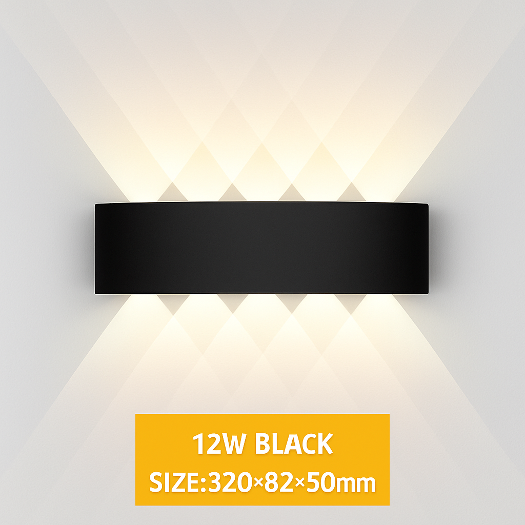 Wandlampe LED Außen wasserdicht IP65 Innenwandleuchte 4W 6W 8W 10W Gartenlichter Aluminium Schlafzimmer Wohnzimmer Treppenbeleuchtung