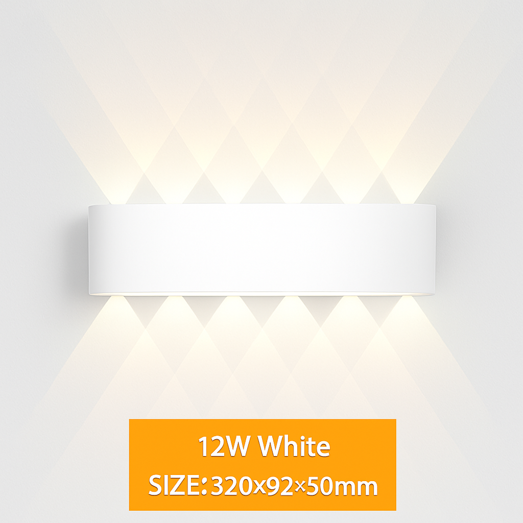 Wandlampe LED Außen wasserdicht IP65 Innenwandleuchte 4W 6W 8W 10W Gartenlichter Aluminium Schlafzimmer Wohnzimmer Treppenbeleuchtung