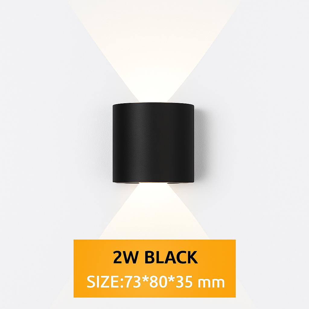 Wandlampe LED Außen wasserdicht IP65 Innenwandleuchte 4W 6W 8W 10W Gartenlichter Aluminium Schlafzimmer Wohnzimmer Treppenbeleuchtung