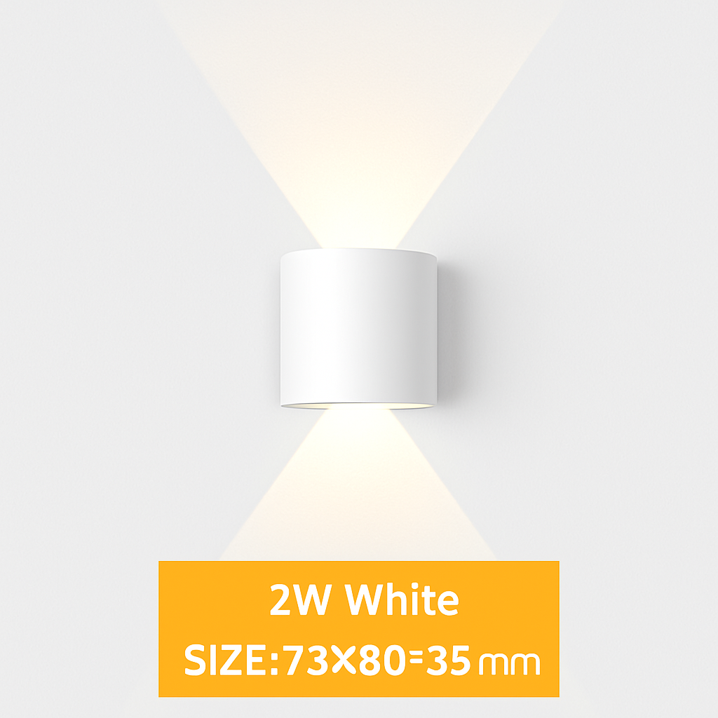 Wandlampe LED Außen wasserdicht IP65 Innenwandleuchte 4W 6W 8W 10W Gartenlichter Aluminium Schlafzimmer Wohnzimmer Treppenbeleuchtung