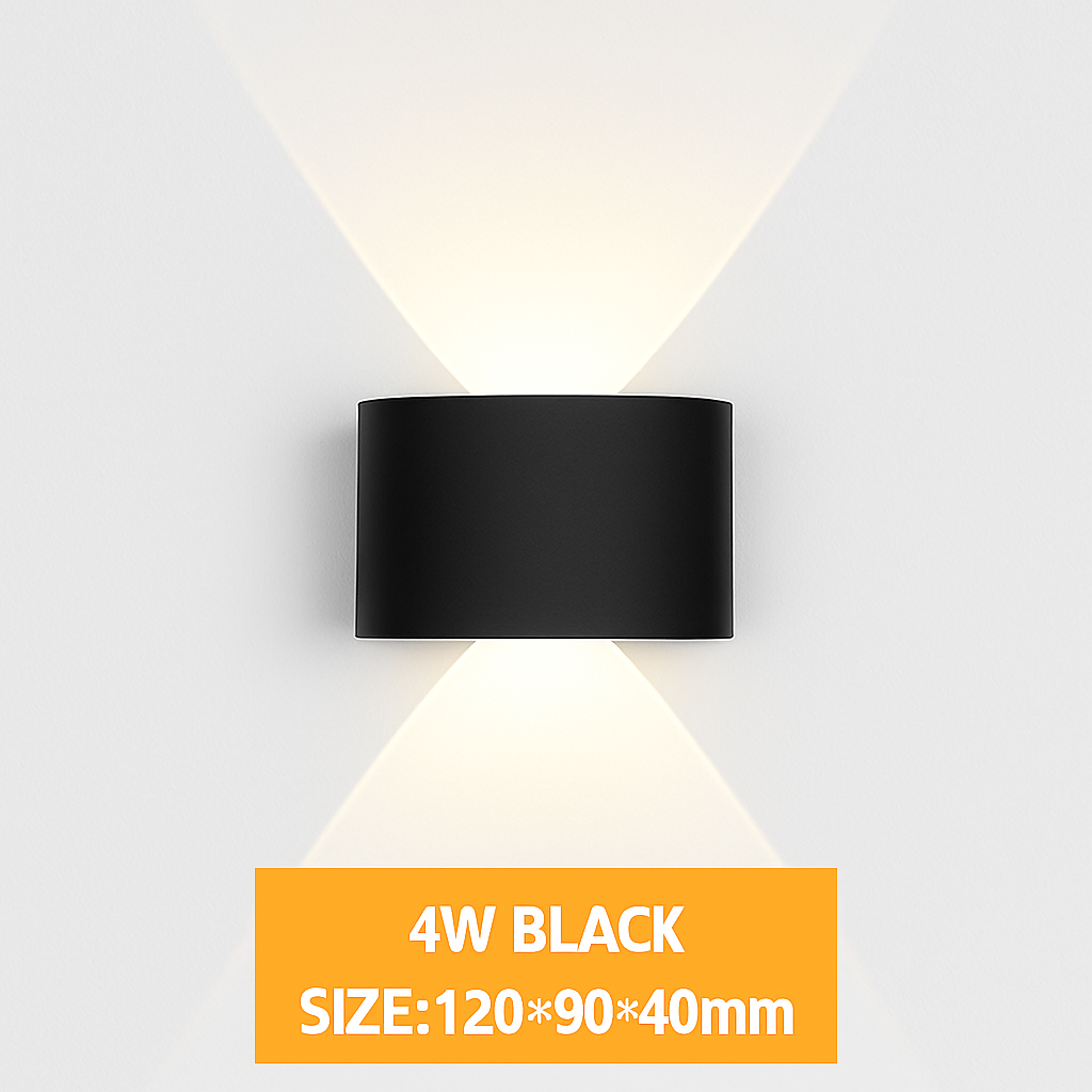 Wandlampe LED Außen wasserdicht IP65 Innenwandleuchte 4W 6W 8W 10W Gartenlichter Aluminium Schlafzimmer Wohnzimmer Treppenbeleuchtung