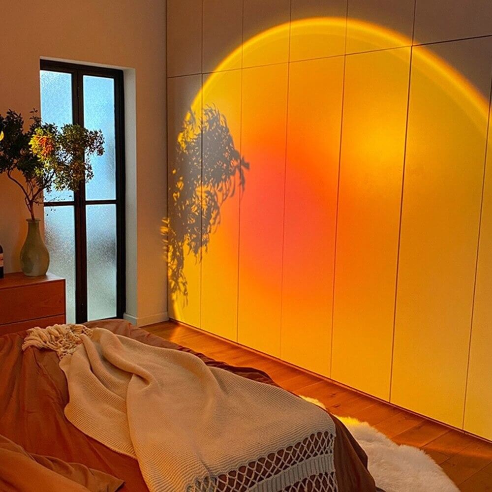 Warme Atmosphäre Tischlampe Goldene Stunde