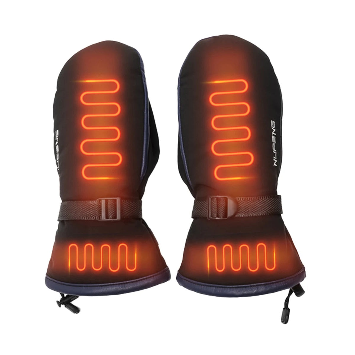 USB-elektrische beheizte Handschuhe | Plug-and-Play, doppelseitige Heizung, wasserdichtes Design, geeignet für Skifahren, Wandern und täglichen Winterschutz