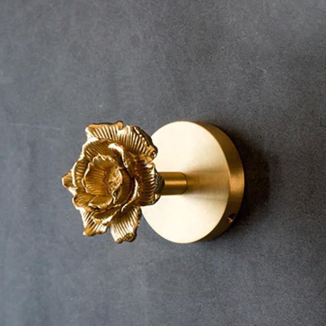 Goldene Messing Wandhaken – Handgefertigte Tierdesigns für stilvolle Wanddekoration