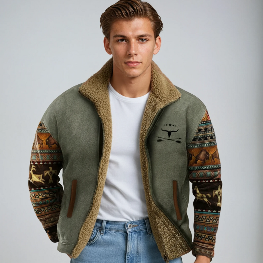 Winterjacke Herren | Warm & Nachhaltig | Vintage Design | Outdoor Stil