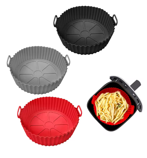 SiliconeAir Max | wiederverwendbare Backform für Fritteusen