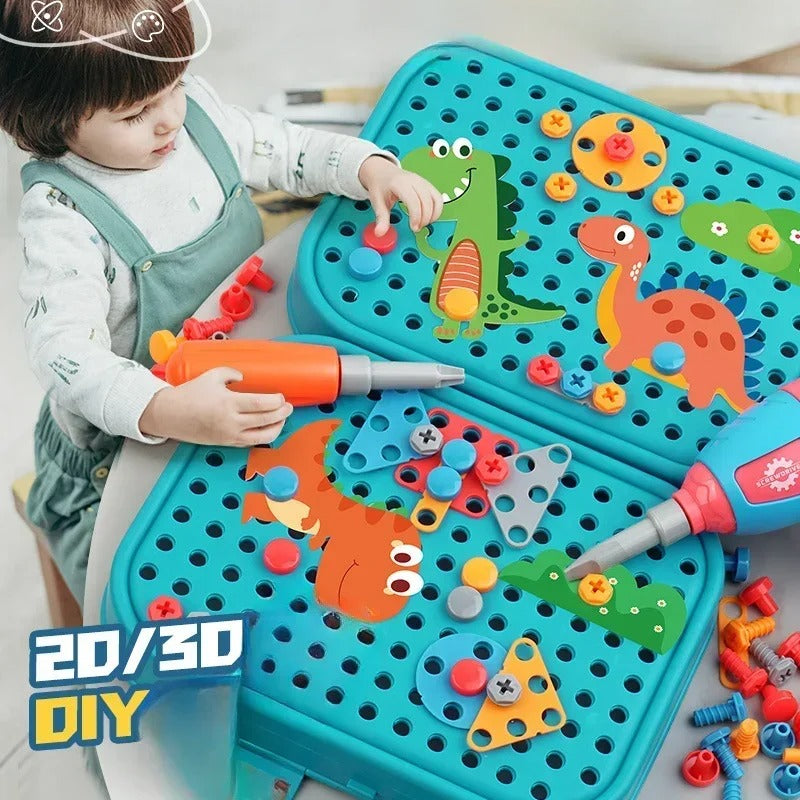 Dino Baukasten für Kinder Kreatives Spielzeug