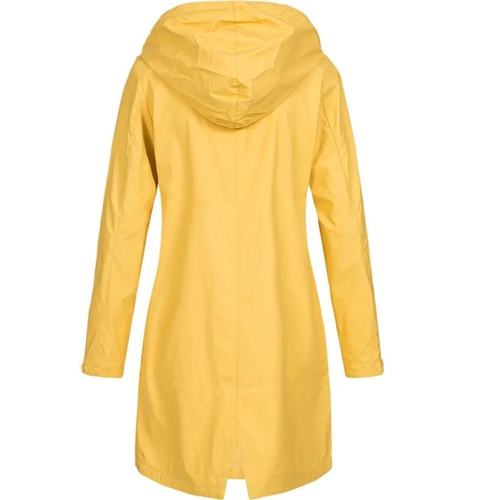 Damen Regenjacke mit Kapuze – Leichter Schutz gegen Regen