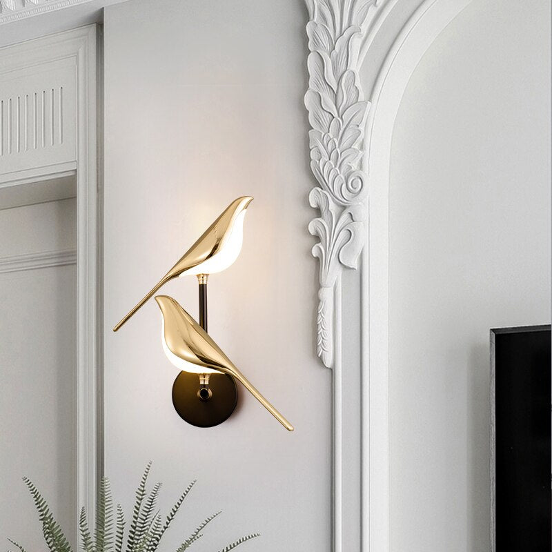 MrBird™ | Moderne Wandlampe in Form von Vögeln