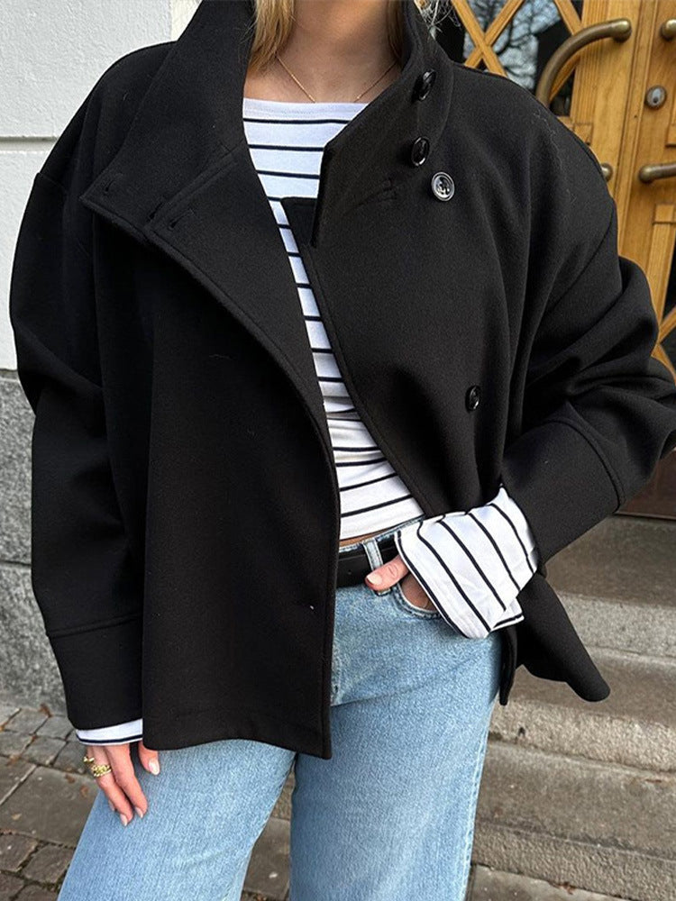 Doppelknopf Damenjacke Elegance – Kurze Schicke Jacke mit Bequemer Passform