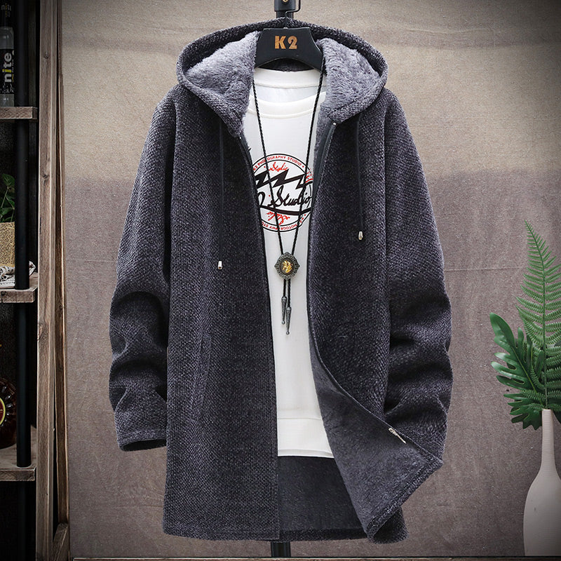 MARCEL | WARME STRICKJACKE MIT REISSVERSCHLUSS