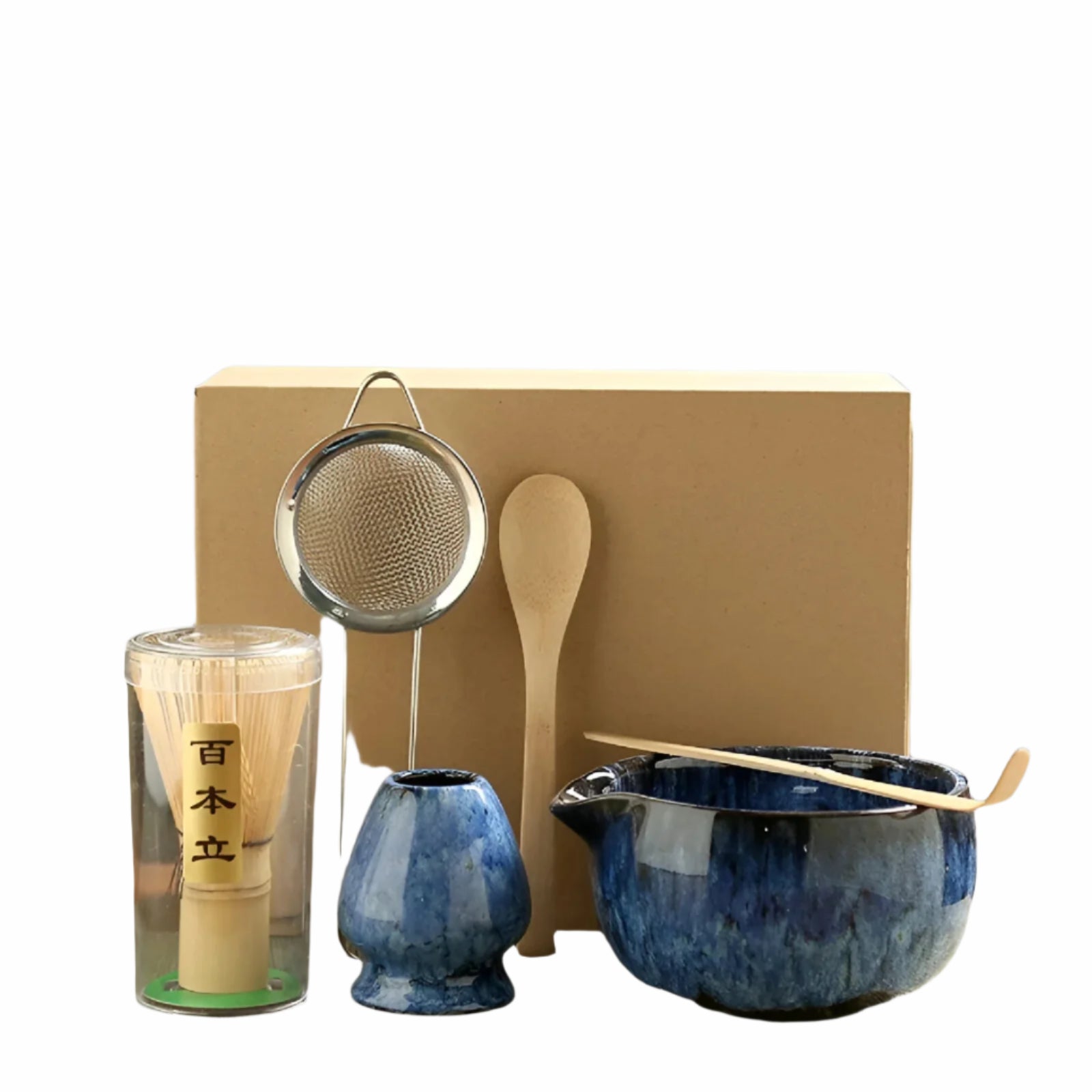 Matcha Keramikset - Traditionelle Tee-Zeremonie | 6 Teile