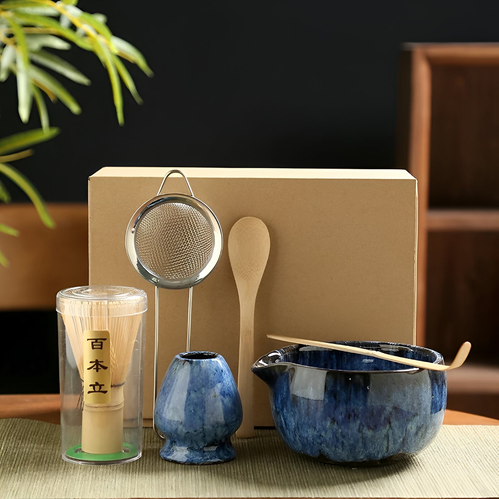 Matcha Keramikset - Traditionelle Tee-Zeremonie | 6 Teile