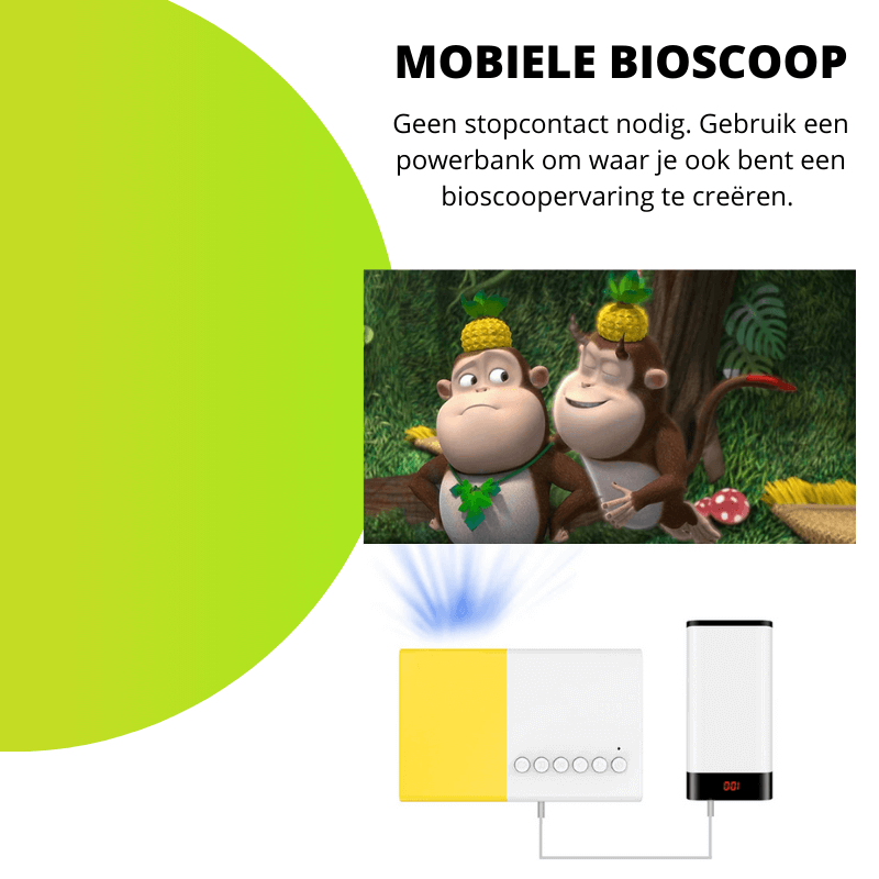 BeamMaster HD Projektor | Ultimatives Kinoerlebnis für unterwegs
