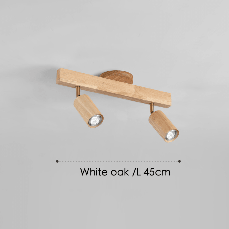 Verstellbare Holz-Deckenlampe Minimalistisch Massivholz