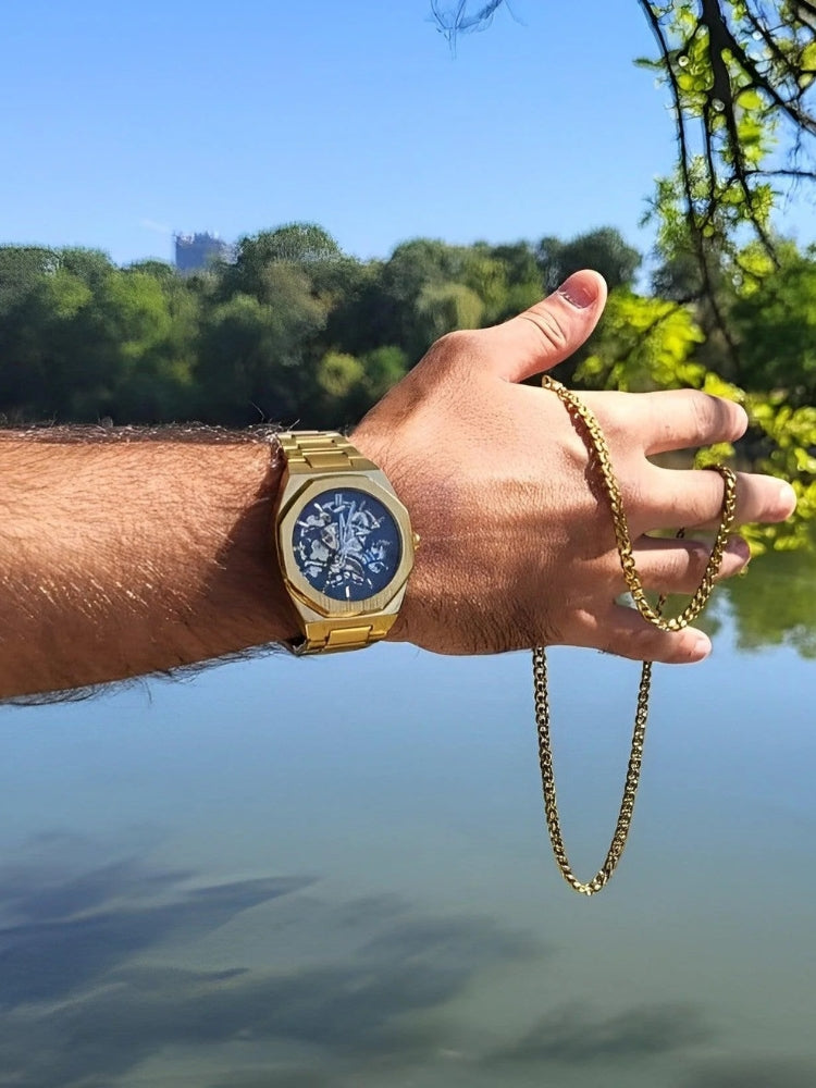 Blaise - Chronograph Uhr Leder - Zeitlose Eleganz