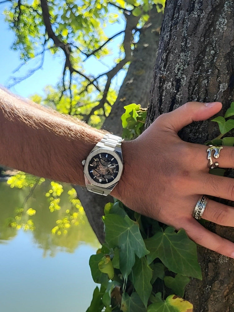 Blaise - Chronograph Uhr Leder - Zeitlose Eleganz